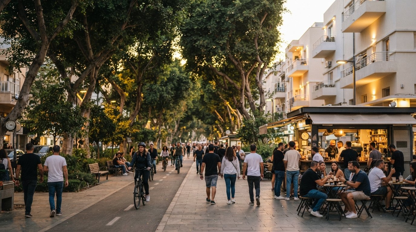 Lev HaIr, Tel Aviv: the White City at street level